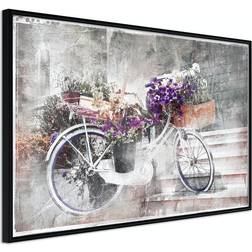 Arkiio Affisch Floral Bike [Poster] 45x30 Poster